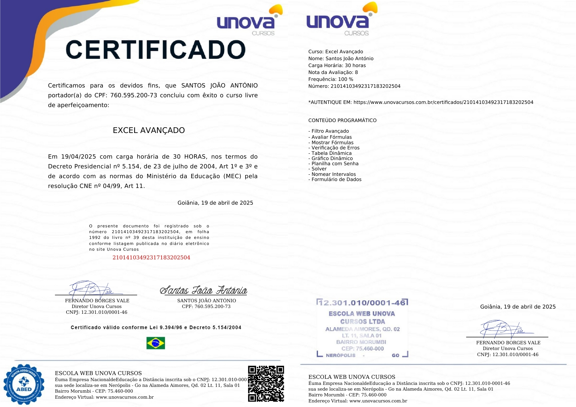 Certificado 4